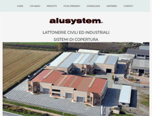 Tablet Screenshot of alusystemsrl.com